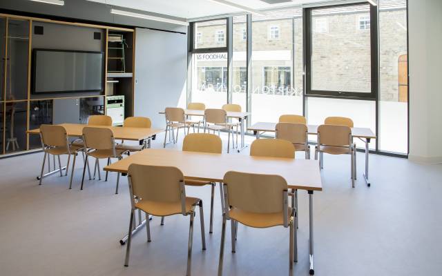 Skipton Town Hall_29 Image of the education room with tables and chairs